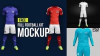 4672+ Football Kit Mockup Psd Free Customizable PSD