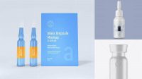 4675+ Glossy Ampule Bottle PSD Mockup High-Quality Editable PSD