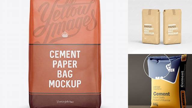 4676+ Cement Paper Bag Mockup Free Download Download PSD Now