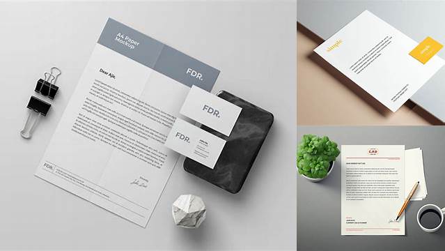 4686+ Letterhead Mockup Psd Free Download Fully Editable PSD Template