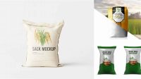 4696+ 25kg Rice Bag Mockup Mockup PSD