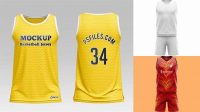 4697+ Basketball Jersey Mockup Free PSD for Free