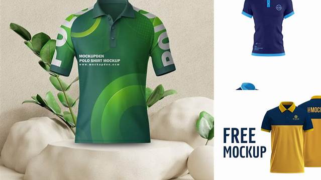 4697+ Polo Shirt Mockup Free Download Best for Showcase