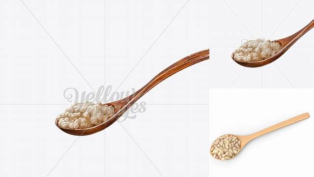 4697+ Wooden Spoon With Oatmeal Porridge Free Mockup Templates