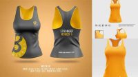 4700+ Woman's Tank Top PSD Mockup Side View Download Premium PSD Resource