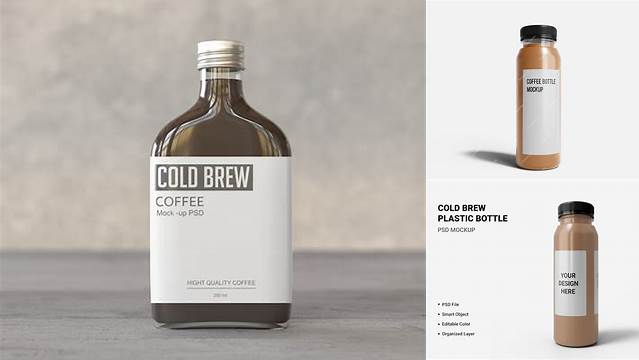 4704+ Coffee Bottle Mockup Free Download Advanced Editable PSD