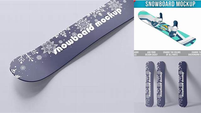 4704+ Snowboard Mockup Digital Download