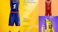 4706+ Basketball Kit Mockup Free PSD Download