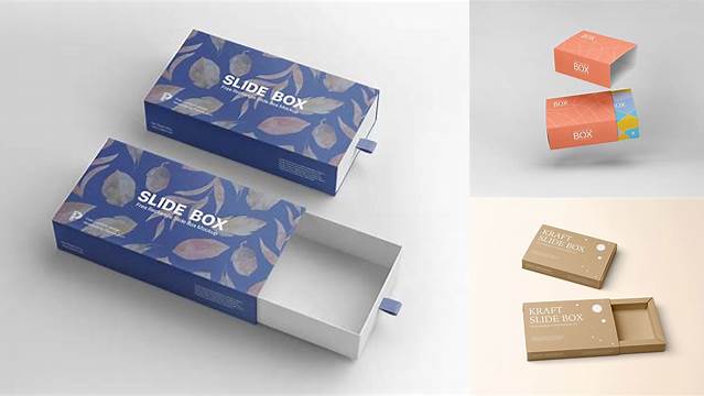 4709+ Slide Box Mockup Free Download Free PSD