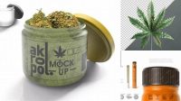 4709+ Weed Mockup High-Quality PSD