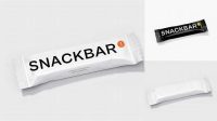 4719+ Matte Snack Bar PSD Mockup Half Side Back View Fully Layered Photoshop Freebie