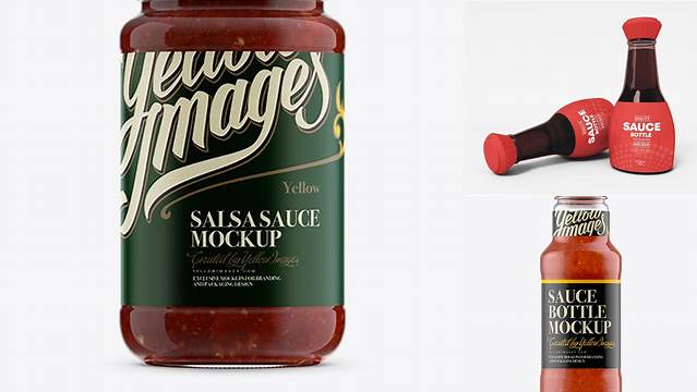 4721+ Mockup Salsa High-Quality Editable PSD