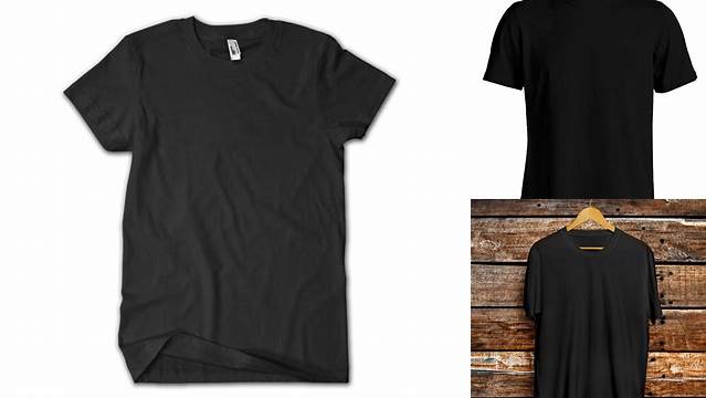 4722+ Mockup Baju Hitam Polos For Free Download