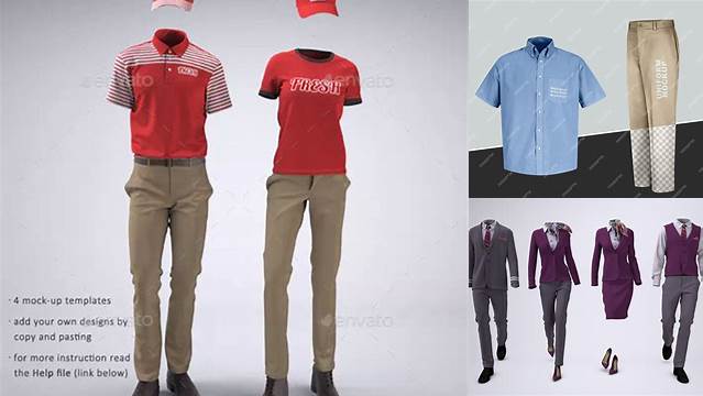 4727+ Mockup Uniform Advanced Photoshop Design Free