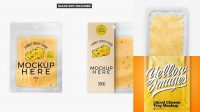 4731+ Sliced Cheese Packaging PSD Mockup Exclusive Free Photoshop Asset