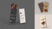 4732+ Chocolate Bar Packaging Mock-up High-Resolution Editable PSD