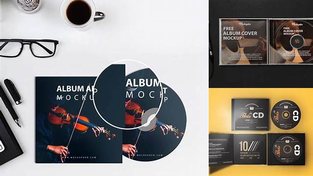 474+ Album Cover Mockup Exclusive Free PSD Mockups