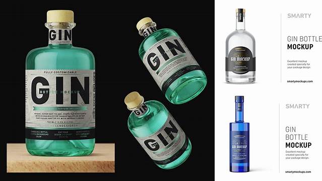 4743+ Gin Mockup Free Modern Photoshop Resource