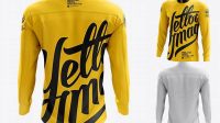 4748+ Midlayer Men's Soccer Top PSD Mockup Back View Creative Design PSD Free Download