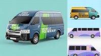 475+ Mini Bus Mockup High-End PSD Download