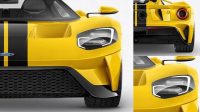 4753+ Ford GT II PSD Mockup Front View High-Quality PSD Files