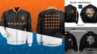 4756+ Bomber Mockup Free PSD Free Download