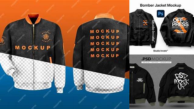 4756+ Bomber Mockup Free PSD Free Download