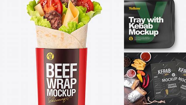 4757+ Template Packaging Kebab Free Mockup Templates