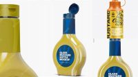 4758+ 300g Mustard Bottle PSD Mockup Premium Design Freebie