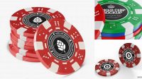 476+ 6 Plastic Casino Tokens PSD Mockup Creative Design Mockup