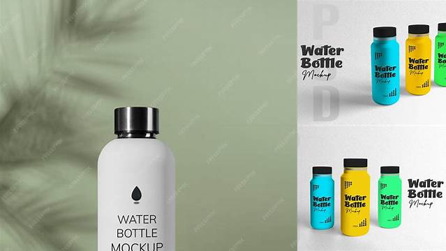 476+ Green Plastic Reusable Water Bottle PSD Mockup Premium Free Graphic Resource