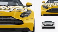 4760+ Aston Martin DB11 PSD Mockup Front View Free Digital Resource for Designers