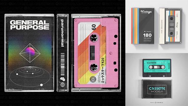 4769+ Cassette Case Mockup Free Download PSD Now