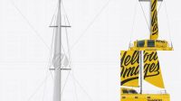 4771+ Catamaran PSD Mockup Front View High-End PSD Download