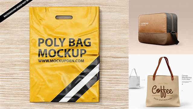 4773+ Beach Bag PSD Mockup Top View Exclusive Layered PSD Mockup