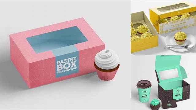 4779+ Cupcake Box Mockup High-Resolution PSD Download