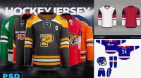 4781+ Hockey Jersey Template Psd Professional PSD Resource