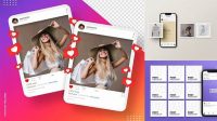 4781+ Mockup Instagram Feed Unique High-Resolution PSD