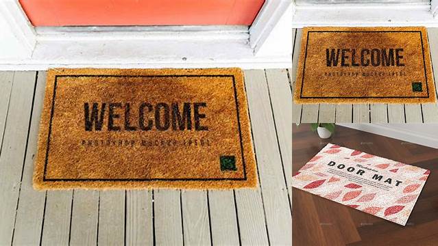 4784+ Doormat Mockup Free Download Free Graphic Design Resource