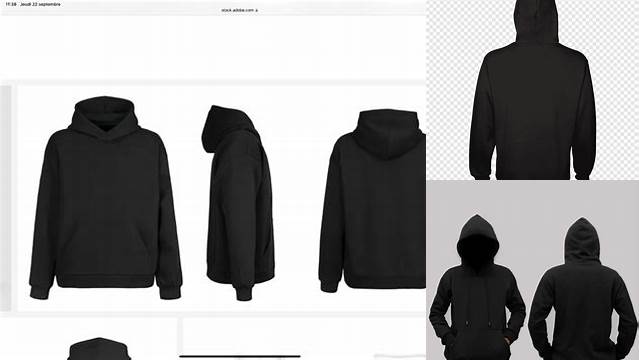 4788+ Hoodie Polos Hitam Depan Belakang Free PSD