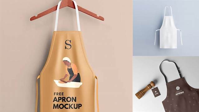 4790+ Leather Apron Mockup Free PSD