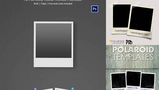 4795+ Polaroid Psd Template Free For Free Download
