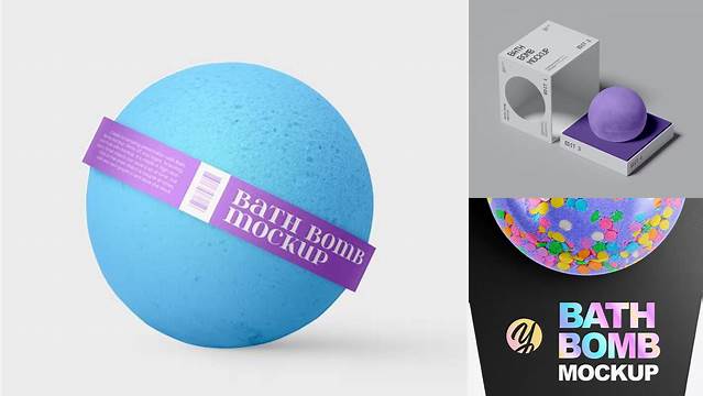 4801+ Bath Bomb Mockup Free Best for Showcase