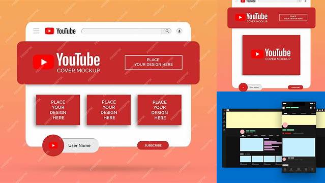 4805+ Youtube Channel Mockup Premium Design Freebie