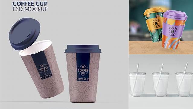 4812+ Eco Cup Mockup Download Free PSD