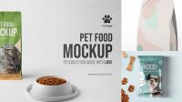 4812+ Pet Food Packaging Mockup Free Downloadable PSD Design Template