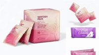 4814+ Sanitary Pads Packaging Mockup High-Quality Editable PSD