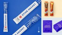 482+ Stick Sachet Mockup Free Free PSD