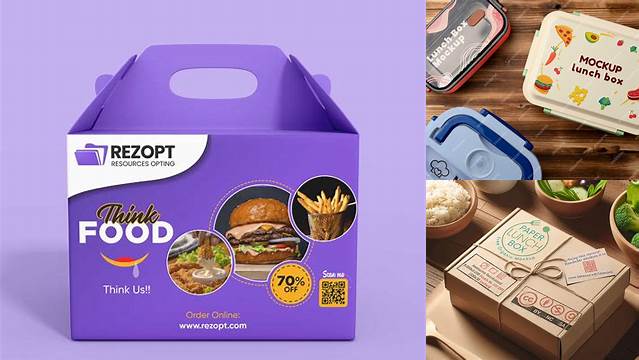 4820+ Lunch Box Mockup Free Smart Object PSD Template