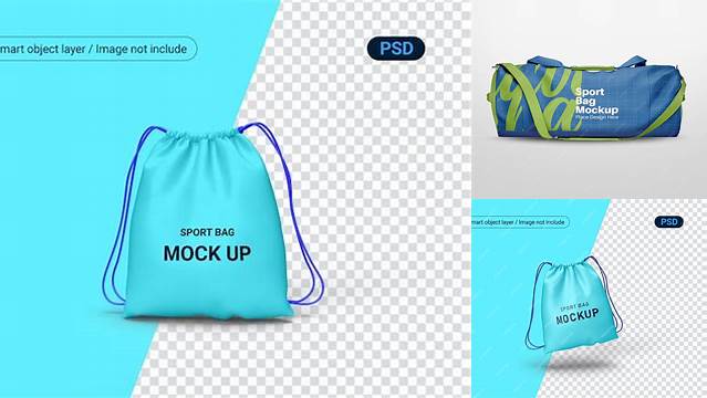 4826+ Sport Bag Mockup Hight Resolution